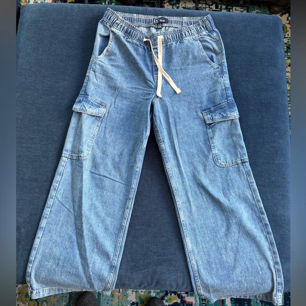 Gap high rise wide leg jeans